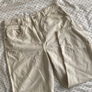 KOTN Light off white twill Trousers / denim pants